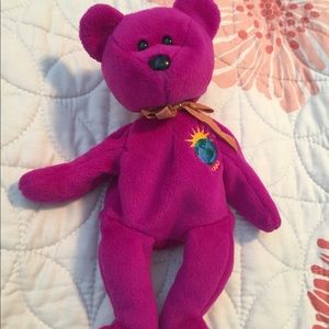 Rare 1999 Millenium beanie baby